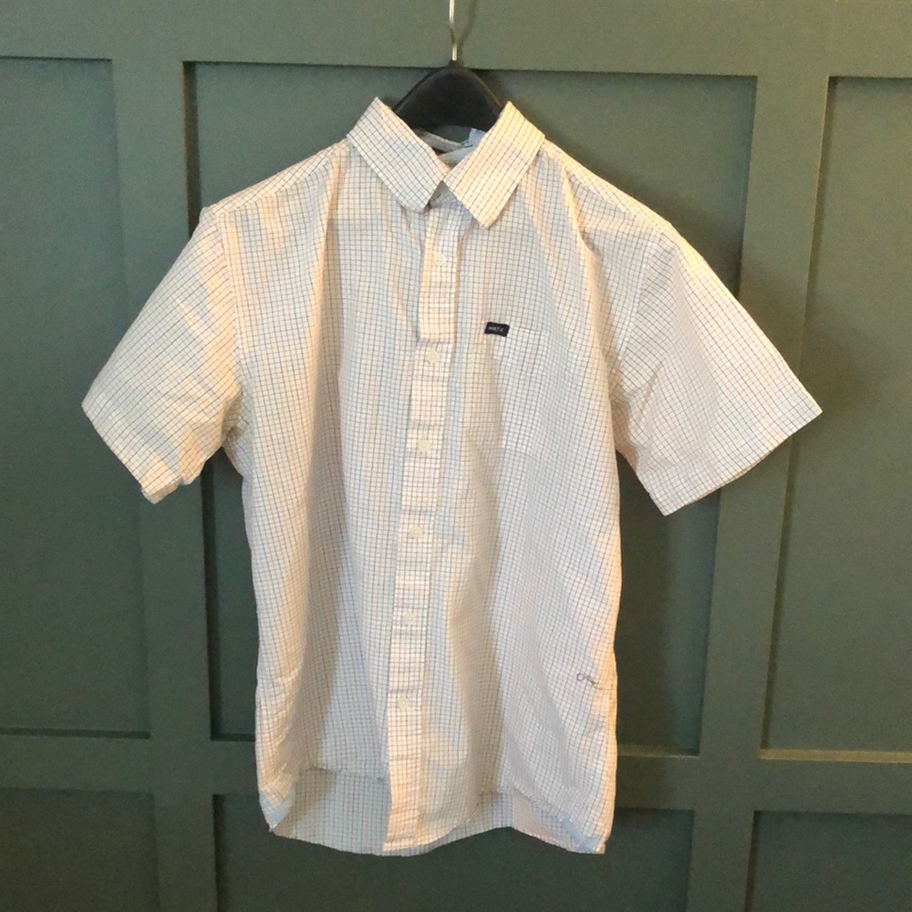 Medium Matix short sleeve button down white